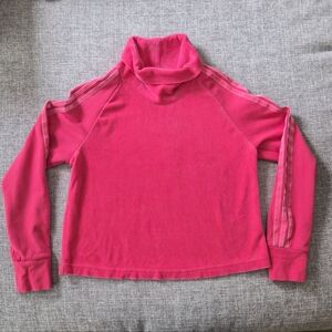 adidas Women's Vibrant Pink Cowl Neck Sweatshirt